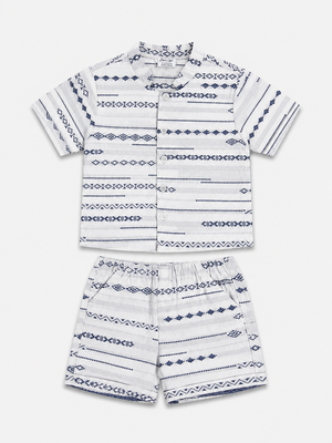 Premium Blue Stylish Playwear Boys Soft Cotton Clothing Set BloomUp