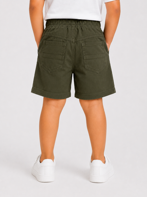 Olive Stylish Playwear Boys Soft Cotton Bottom Wear BloomUp