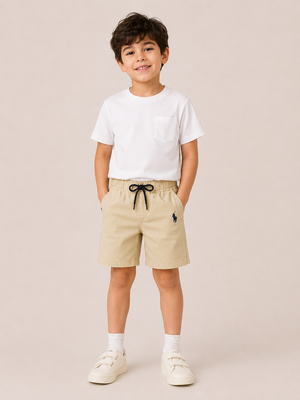 Boys Fawn Casual Shorts Kidswear Cotton Stylish Comfortable Outfit Fashion BloomUp
