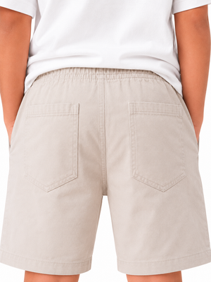Boys Light Grey Pull On Soft Cotton Bottom Wear BloomUp