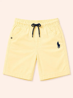 BloomUp Lemon Cotton Shorts for Boys – Soft Casual Summer Wear