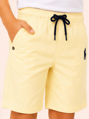 BloomUp Lemon Cotton Shorts for Boys – Soft Casual Summer Wear