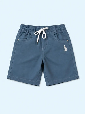 BloomUp P. Blue Cotton Shorts for Boys – Soft Casual Summer Wear