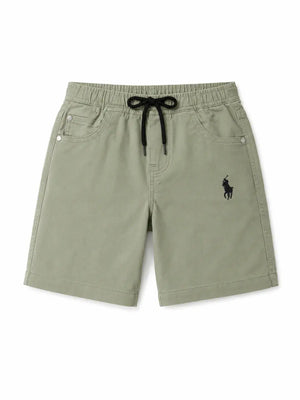 BloomUp Sea Green Cotton Shorts for Boys – Soft Casual Summer Wear