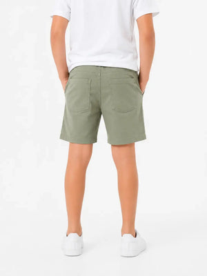 BloomUp Sea Green Cotton Shorts for Boys – Soft Casual Summer Wear