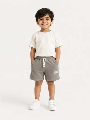 Boys Grey Soft Cotton Bottom Casual Fashion Kids Wear BloomUp