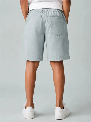 BloomUp Pista Utility Cargo Shorts for Boys – Drawstring Pocket Casual Summer Wear