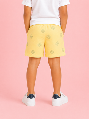 Gold Trendy Daily Wear Boys Soft Cotton Bottom BloomUp