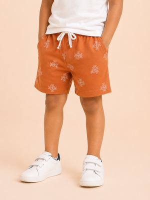 Rust Stylish Playwear Boys Soft Cotton Bottom Wear BloomUp