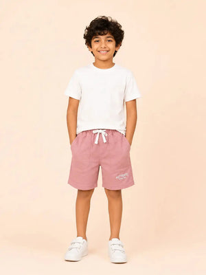 BloomUp Fanta Authentic Printed Knitted Shorts for Boys – Soft Cotton Summer Wear
