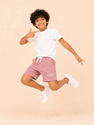 BloomUp Fanta Authentic Printed Knitted Shorts for Boys – Soft Cotton Summer Wear