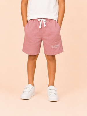 Boys Dusty Pink Pull On Soft Cotton Bottom Wear BloomUp
