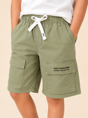 Green Comfort Fit Boys Soft Cotton Bottom Wear BloomUp