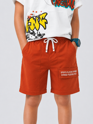 Rust Casual Summer Boys Soft Cotton Bottom Wear BloomUp