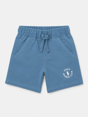 BloomUp Air Force Blue Cotton Shorts for Boys – Soft Summer Wear Toddler Shorts
