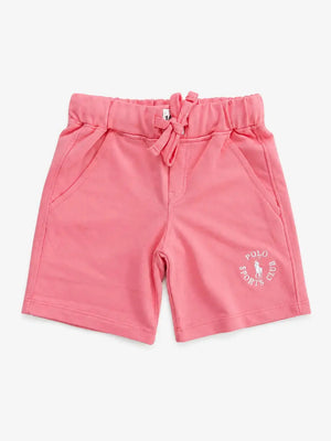 BloomUp Peach Knit Shorts for Boys – Soft Cotton Summer Wear Toddler Shorts