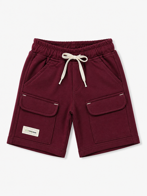 Mehroon Casual Summer Boys Soft Cotton Bottom Wear BloomUp