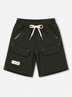 Olive Premium Casual Boys Soft Cotton Bottom Wear BloomUp