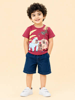 Cherry Trendy Daily Wear Boys Soft Cotton Clothing Set BloomUp