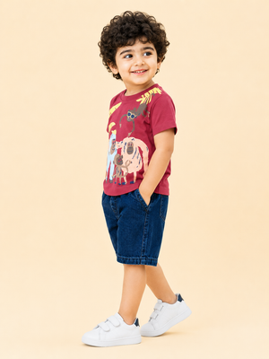 Cherry Trendy Daily Wear Boys Soft Cotton Clothing Set BloomUp