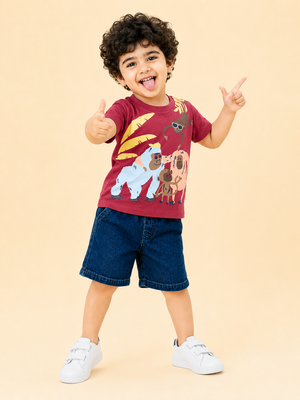 Cherry Trendy Daily Wear Boys Soft Cotton Clothing Set BloomUp