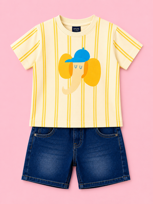 Lemon Stylish Playwear Boys Soft Cotton Clothing Set BloomUp