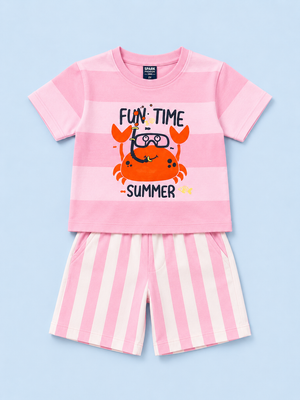 Candy Casual Summer Boys Soft Cotton Clothing Set BloomUp