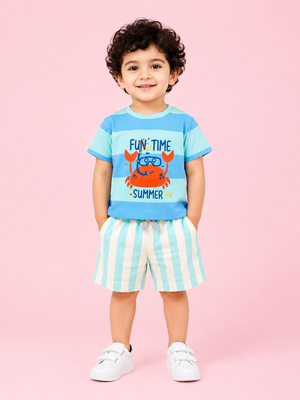 Mint Trendy Daily Wear Boys Soft Cotton Clothing Set BloomUp