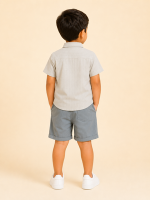 Pista Casual Summer Boys Soft Cotton Clothing Set BloomUp