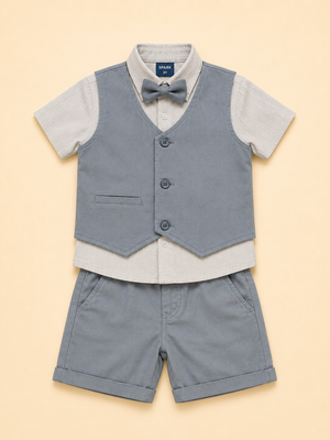 Pista Casual Summer Boys Soft Cotton Clothing Set BloomUp