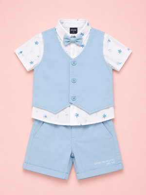Ash Trendy Daily Wear Boys Soft Cotton Clothing Set BloomUp