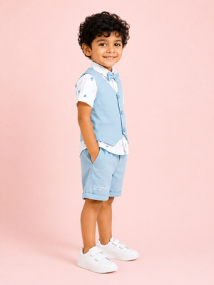 Ash Trendy Daily Wear Boys Soft Cotton Clothing Set BloomUp