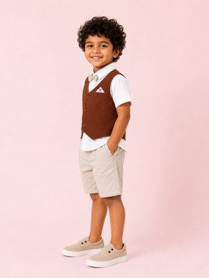 Mehroon Premium Casual Boys Soft Cotton Clothing Set BloomUp