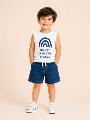 Rust Trendy Daily Wear Boys Soft Cotton Clothing Set BloomUp