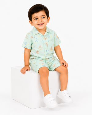 Boys Light Grey Pull On Soft Cotton Clothing Set BloomUp