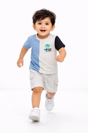 White Relax Graphic Sleeveless T-Shirt for Boys – Soft Cotton Summer Wear Kids Tank Top Bloomup