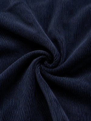 Navy Blue Velour Co-ord Set for Boys – Soft Full Sleeve Sweatshirt & Jogger Pants Set BloomUp