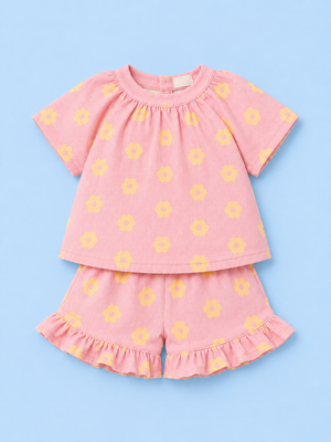 Pastel Lilac Casual Summer Boys Soft Cotton Clothing Set BloomUp