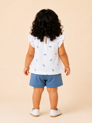 Blue Trendy Daily Wear Boys Soft Cotton Clothing Set BloomUp
