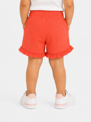Orange Stylish Playwear Boys Soft Cotton Bottom Wear BloomUp