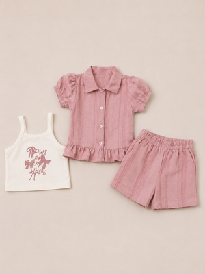 Pink Nectar Girls T-Shirt for Infant Girls & Toddlers (6M–3Y) BloomUp