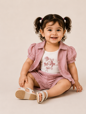 Pink Nectar Girls T-Shirt for Infant Girls & Toddlers (6M–3Y) BloomUp