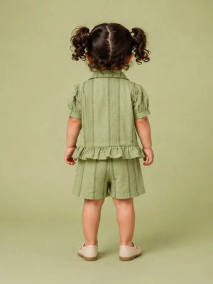 BloomUp Pistachio Green Girls T-Shirt for Infant Girls & Toddlers