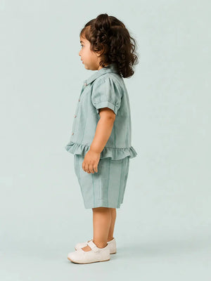 BloomUp Powder Blue Girls T-Shirt for Infant Girls & Toddlers