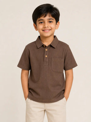BloomUp BUSS26TSB085-DARK BROWN