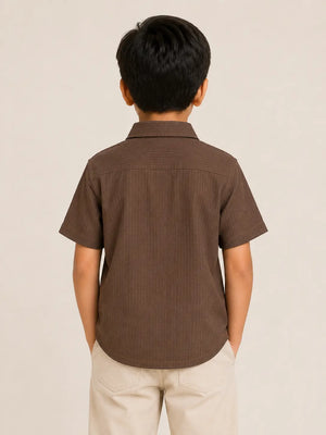BloomUp BUSS26TSB085-DARK BROWN