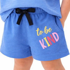 Spark Kids White Cotton Shorts with Bird Print | Soft Drawstring Summer Shorts for Boys & Girls | Lightweight Casual Kids Wear Spark