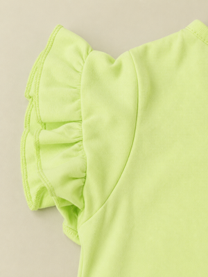 Lime Green Girls Skirt for Infant Girls & Toddlers (6M–3Y) BloomUp