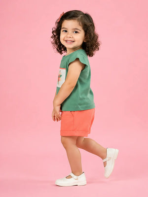 BloomUp ECG-158-SMOCK GREEN