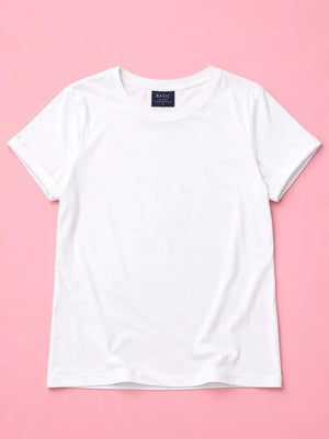 BloomUp Off-White T-Shirt for Older Kids Girls